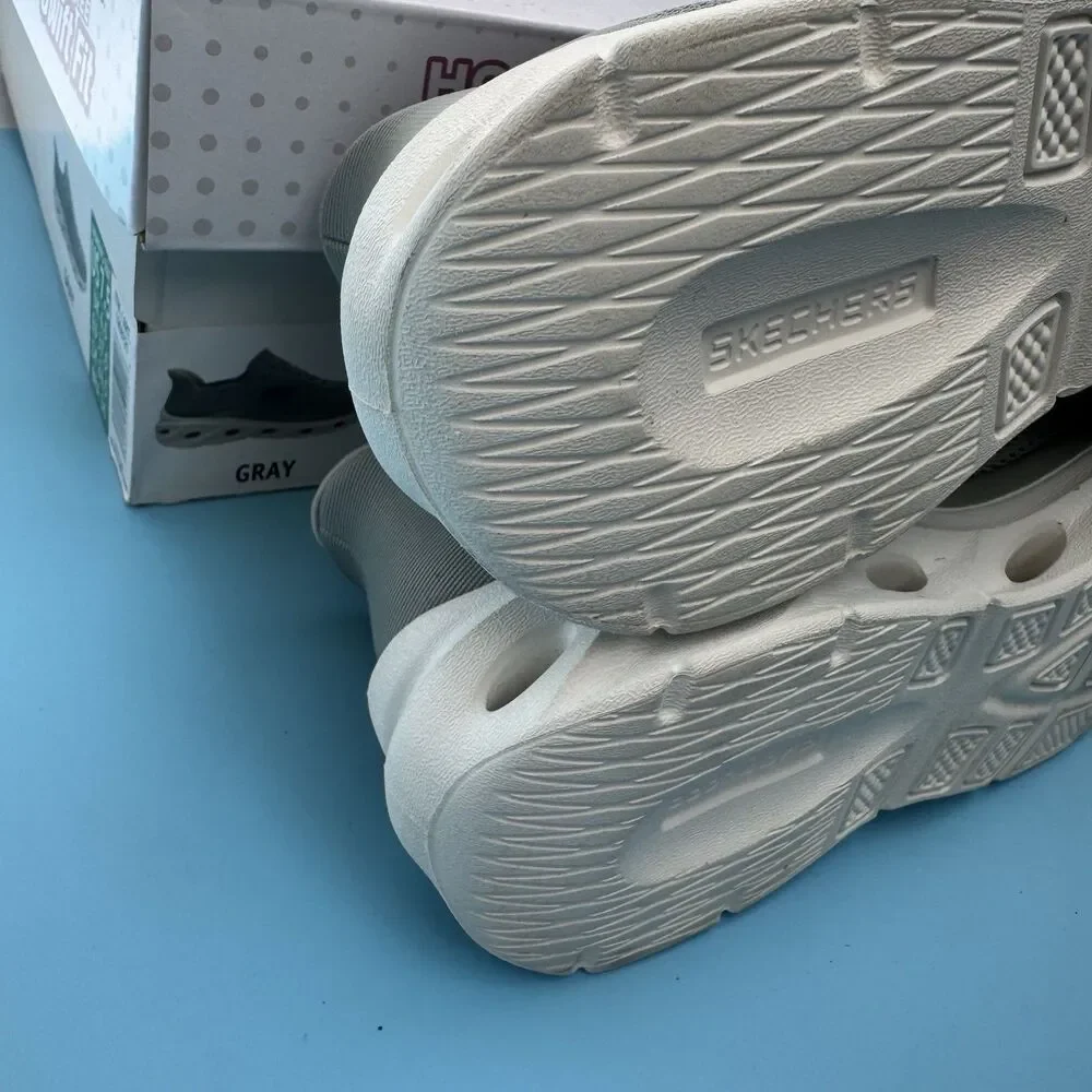 SKECHERS SWIFT FIT HANDS FREE ATHLETIC SNEAKERS SHOES WOMENS 7.5 Gray